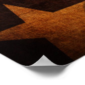 Gott segnete Texas Poster (Ecke)