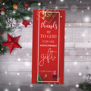 Gott sei Dank 2 Korinthen 9:15 Lesezeichen