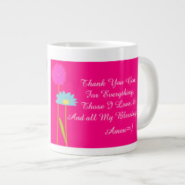 Gott sei Dank 4 Alles Tasse!~ 20 Oz Große Keramik Jumbo-Tasse