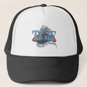 Gott sei Dank bin ich vergeben TGIF Truckerkappe
