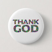 Gott sei Dank Button (Vorderseite)