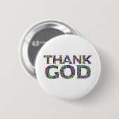 Gott sei Dank Button (Vorne & Hinten)
