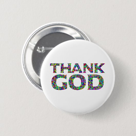 Gott sei Dank Button (Vorne & Hinten)