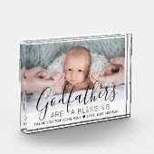 Gott sei Dank die Taufe oder die Feier der Moderne Fotoblock (Links)