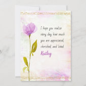 Gott sei Dank für Ihre Kartenvorlage Karte (Rückseite)