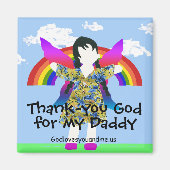 Gott sei Dank für meinen Daddy Magnet (Vorne)