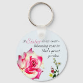 Gott sei Dank für Schwester Schlüsselanhänger (Vorderseite)