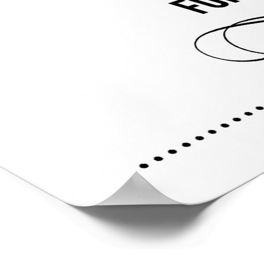 "Gott sei Dank gibt es eine Pille für alles" Print Poster (Ecke)