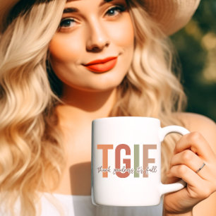 Gott sei Dank ist es Fall Kaffeetasse