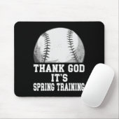 Gott sei Dank ist es Frühlingstraining Baseball Vo Mousepad (Mit Mouse)