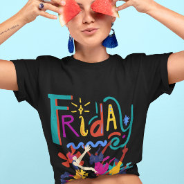 Gott sei Dank ist Freitag | Funny Colorful Friday  T-Shirt