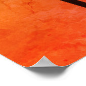 Gott sei Dank Rette Jesus leeres Cross Poster (Ecke)