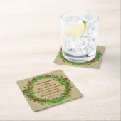 Gott sei Dank segne sein Name Lord ist gut - Rechteckiger Pappuntersetzer (Vor Ort)