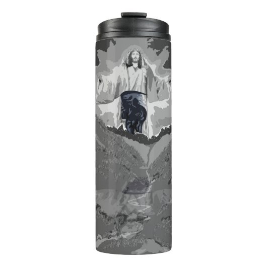Gott sei Dank. Tod Thermosbecher (Vorderseite)