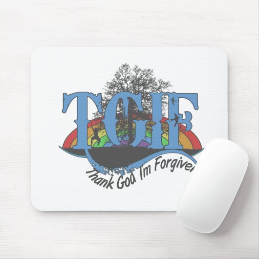 Gott sei Dank werde ich TGIF vergeben Mousepad (Mit Mouse)