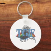 Gott sei Dank werde ich TGIF vergeben Schlüsselanhänger (Vorderseite)