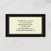 Gott sei Dank, wunderschöne Herbstblätter Visitenkarte (Rückseite)