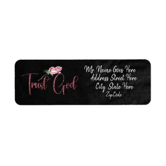 Gott sei Vertrauen (Vorne)