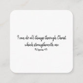 Gott sei Vertrauen Begleitkarte (Rückseite)