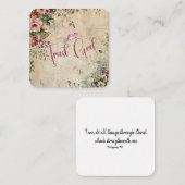 Gott sei Vertrauen Begleitkarte (Vorne/Hinten)