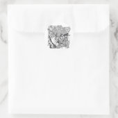 Gott sei Vertrauen Runder Aufkleber (Tasche)