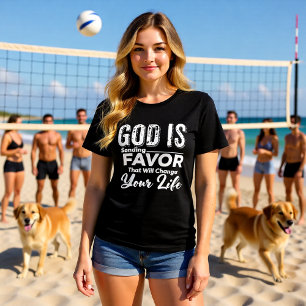 Gott sendet Gunst, die dein Leben verändert Christ Tri-Blend Shirt