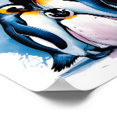 Gott Sets die einsame Familie Christliche Mauer Ku Poster (Ecke)