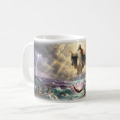 Gott sieht dich Poster göttlicher Schutz Kaffeetasse (Vorderseite Links)