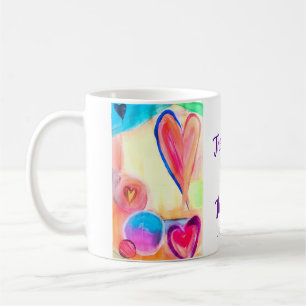 Gott sieht die Herz-Tasse Kaffeetasse