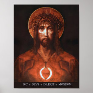 "Gott so erfreut in der Welt " Poster