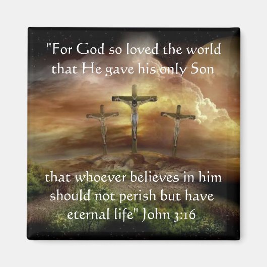 Gott so liebte das Weltmagnet Magnet (Vorne)