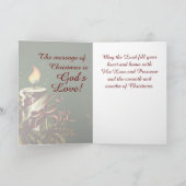 Gott so liebte die Welt, Johannes 3:16 Weihnachten (Innenseite)