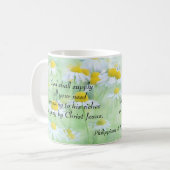 Gott soll alle versorgen - Philippinen 4:19 Kaffeetasse (Vorderseite Links)