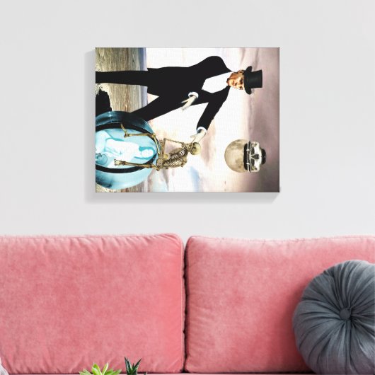 Gott spielt 1 leinwanddruck (Insitu (Wohnzimmer))