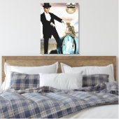 Gott spielt 1 leinwanddruck (Insitu (Schlafzimmer))