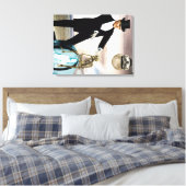 Gott spielt 1 leinwanddruck (Insitu (Schlafzimmer))