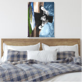 Gott spielt 2 leinwanddruck (Insitu (Schlafzimmer))