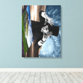 Gott spielt 2 leinwanddruck (Insitu (Holzboden))