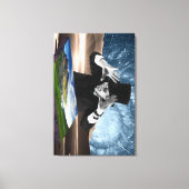 Gott spielt 2 leinwanddruck (Vorderseite)