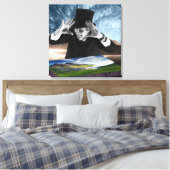 Gott spielt 2 leinwanddruck (Insitu (Schlafzimmer))