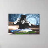 Gott spielt 2 leinwanddruck (Vorderseite)