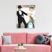 Gott spielt Leinwand (Insitu (Wohnzimmer))