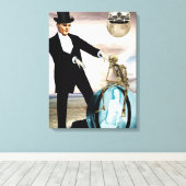 Gott spielt Leinwand (Insitu (Holzboden))