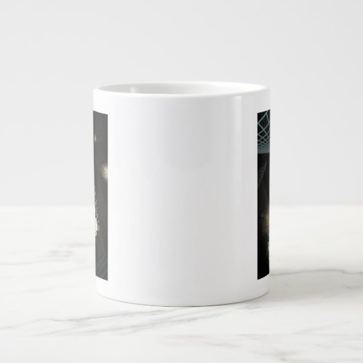 Gott spielt nicht Würfel 2014 Jumbo-Tasse (Vorderseite)