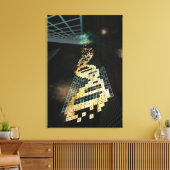 Gott spielt nicht Würfel 2014 Leinwanddruck (Insitu (Wohnzimmer))