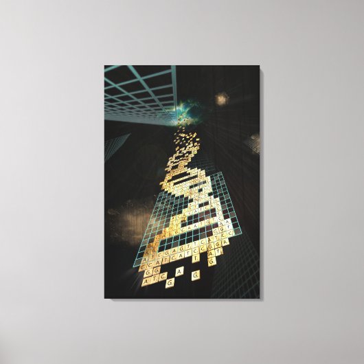 Gott spielt nicht Würfel 2014 Leinwanddruck (Vorderseite)