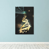 Gott spielt nicht Würfel 2014 Leinwanddruck (Insitu (Holzboden))