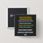 GOTT SPRACH BUTTON (Vorne & Hinten)