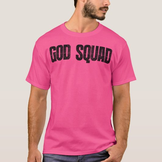Gott Squad Black Vintag T-Shirt (Vorderseite)