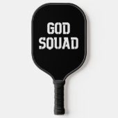 Gott Squad Christlich Pickleball Schläger (Vorderseite)